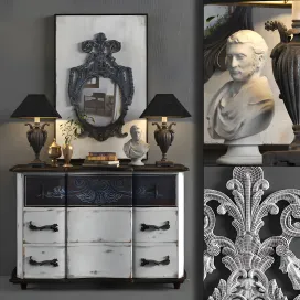 Dresser with mirror guildmaster